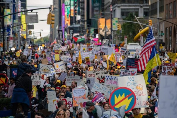 A report indicates that a 'No Kings' activist pledged to ‘fight ICE’ using incendiary devices during a demonstration in a liberal city.