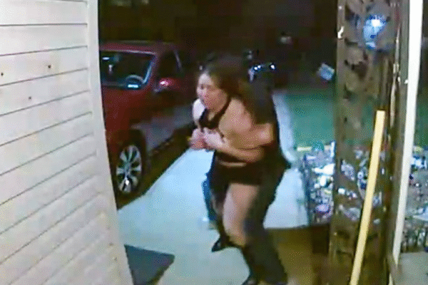Authorities have made public a video related to a potential kidnapping. The footage captures a woman's screams as she is forcibly taken.