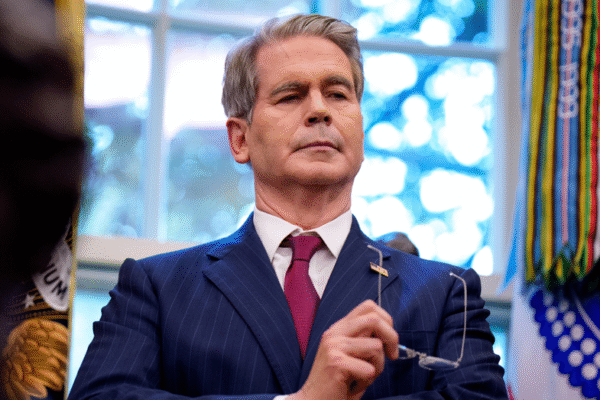 Bessent responds to Warren's criticism of the $20B Argentina agreement, referencing a well-known fascist dictator