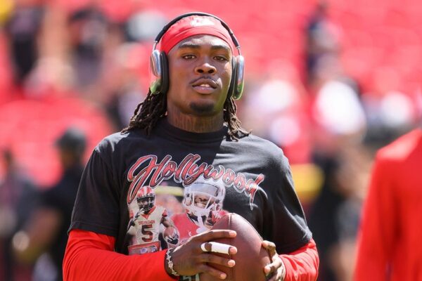 Chiefs receiver Rashee Rice gets his first touchdown after returning from suspension