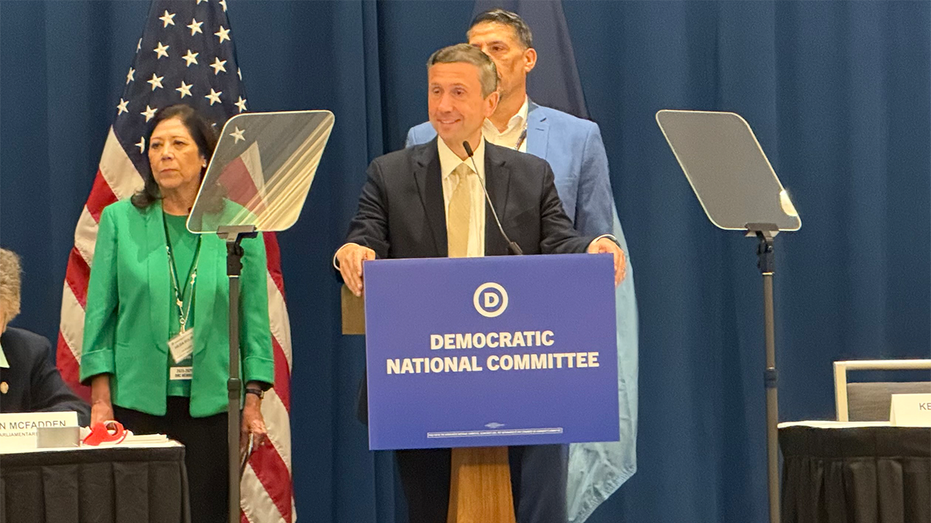 Democratic National Committee leader foresees victories in crucial gubernatorial contests, viewing them as an initial assessment of the Trump platform.