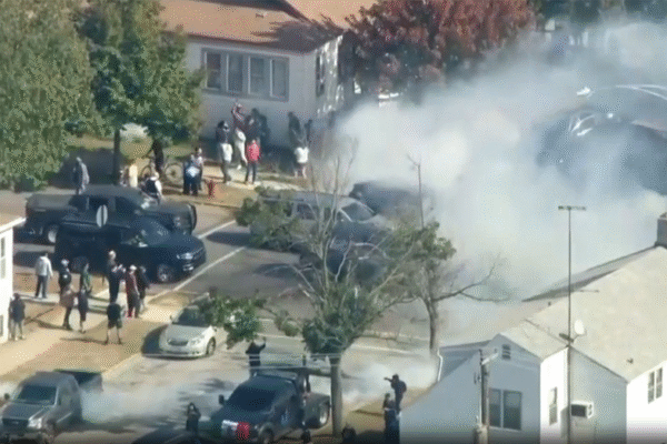 Following a volatile confrontation with demonstrators in Chicago, undocumented immigrants were taken into custody after allegedly colliding with a Border Patrol vehicle.