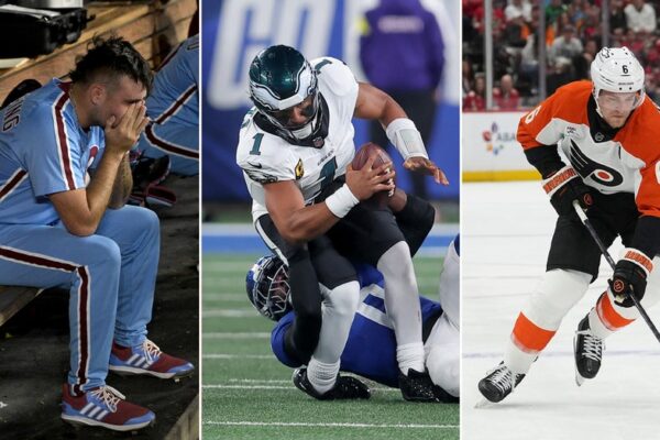 Philadelphia endures brutal sports night, experiencing its first 'triple loss' in over 40 years.