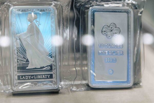 Silver price exceeds $50 per ounce for first time as geopolitical and economic uncertainty looms.