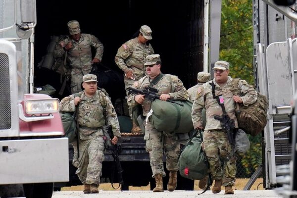 Texas National Guard troops were taken out of a 60-day Illinois deployment after not meeting "mission requirements."