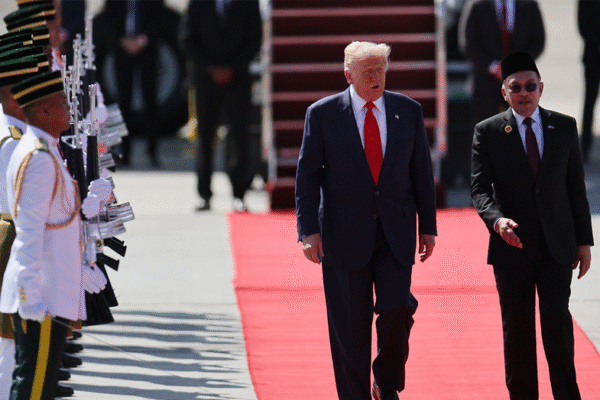 Trump observes Thailand, Cambodia ink expanded peace agreement following ceasefire brokered months prior.