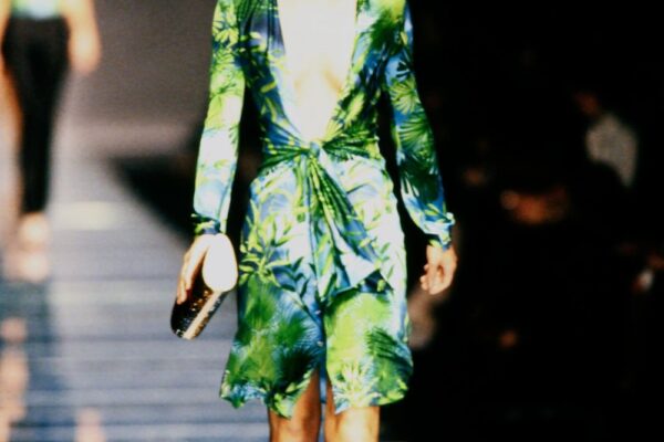 Amber Valletta Revives Versace Dress Previously Made Famous by Jennifer Lopez