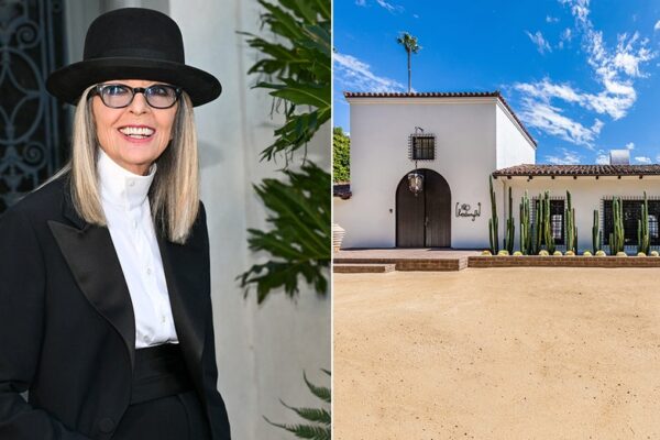 다이앤 키튼이 이전 거주했던 베벌리힐스 저택이 2500만 달러의 가격으로 시장에 나왔습니다. 그녀가 세상을 떠난 후입니다.