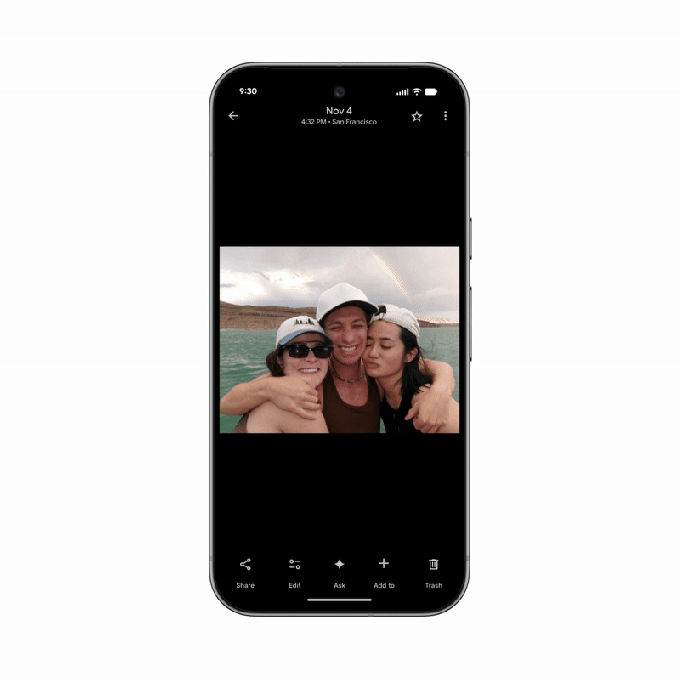 Google Photos introduces fresh AI capabilities for photo modification and broadens its AI-enhanced search functionality to more than 100 nations.