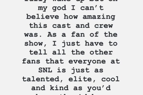 Nikki Glaser Describes 'SNL' Start as 'A Dream' Despite Monologue Criticism