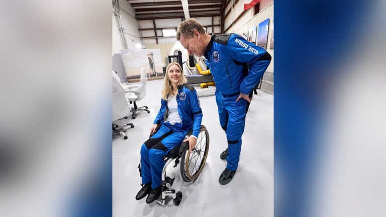 Blue Origin eyes landmark launch as wheelchair user joins New Shepard crew