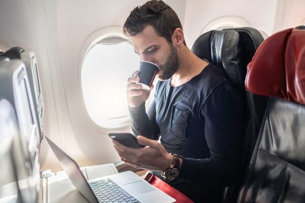 Hot debate about 'nightmare' plane passenger erupts after man brews espresso at 35,000 feet