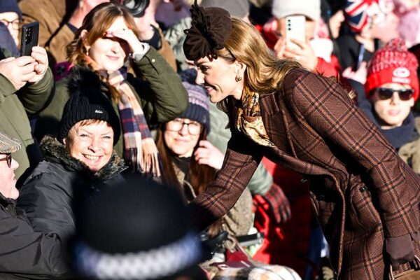 Kate Middleton takes center stage at royal Christmas walk as Andrew is frozen out