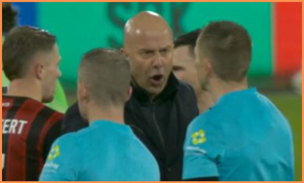Arne Slot loses it at match officials as Liverpool stunned by late Bournemouth winner