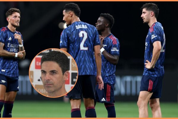 “I don’t think I used that word…” – Arteta takes issue with reporter’s question about Arsenal star