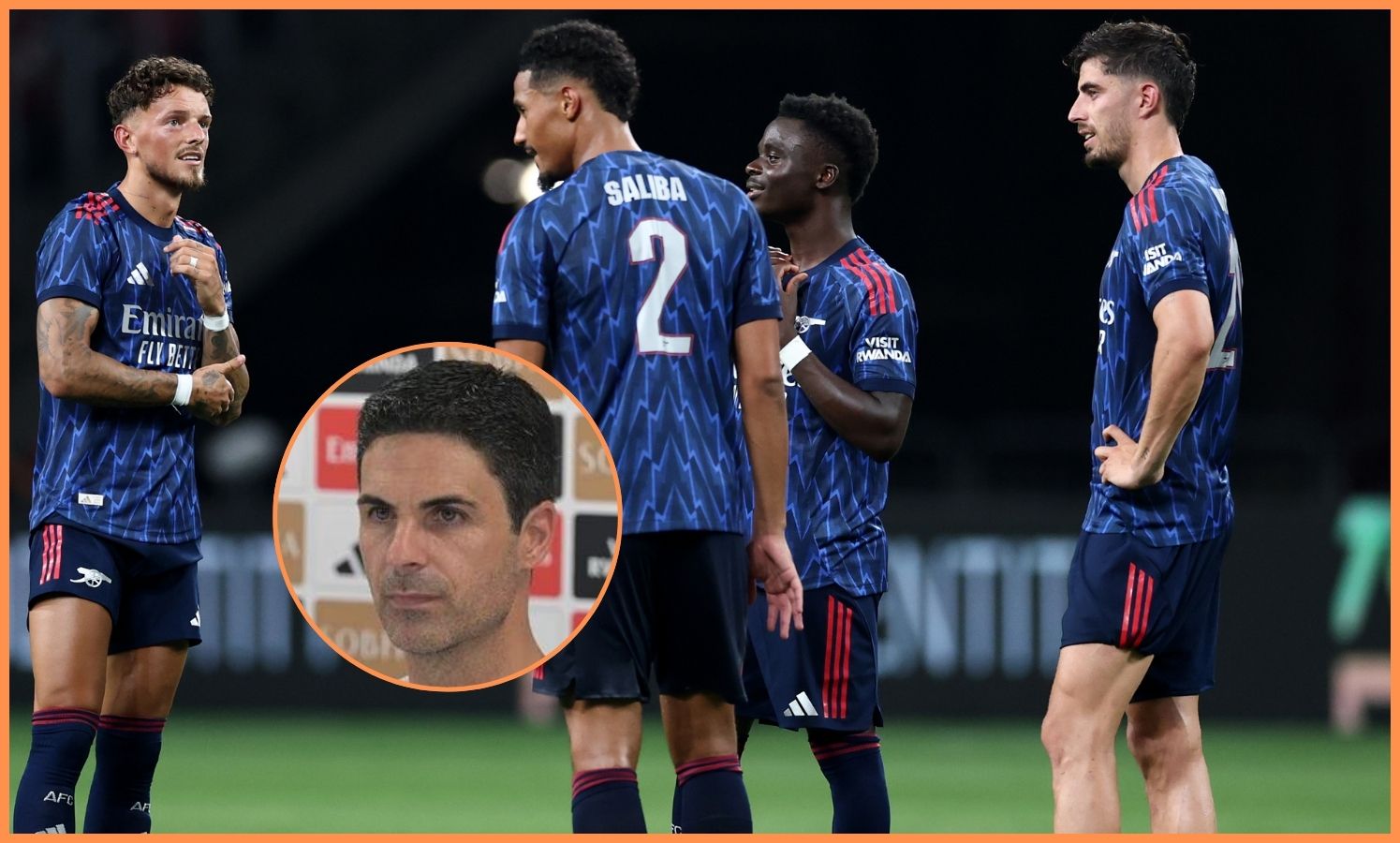 “I don’t think I used that word…” – Arteta takes issue with reporter’s question about Arsenal star