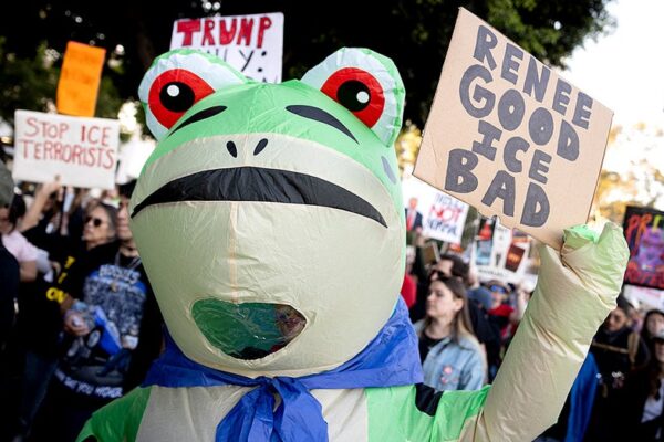 Vanity Fair declares ‘Woke 2’ is back in the form of protests as abolish ICE slogans return