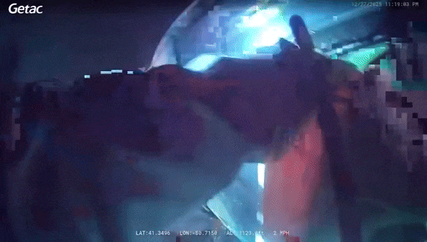 WATCH: Ohio police smash sunroof, drag injured driver from burning car after rollover crash