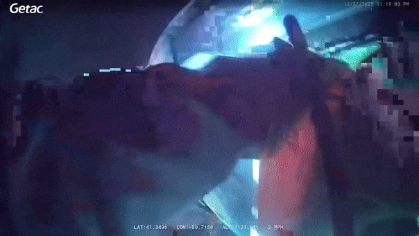 WATCH: Ohio police smash sunroof, drag injured driver from burning car after rollover crash