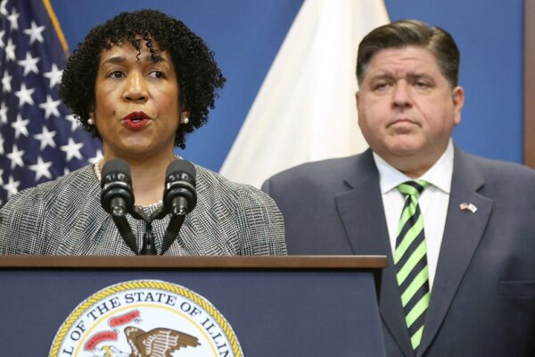 Illinois lieutenant governor seeking US Senate seat releases video of people saying 'F--- Trump'