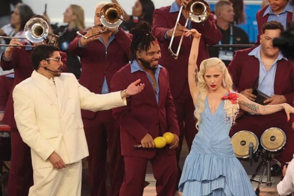 Lady Gaga Thanks Bad Bunny for 'Including' Her in Super Bowl Halftime Show