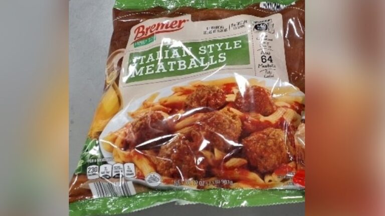 Metal fragments found in frozen meatballs sold at Aldi stores nationwide prompts recall
