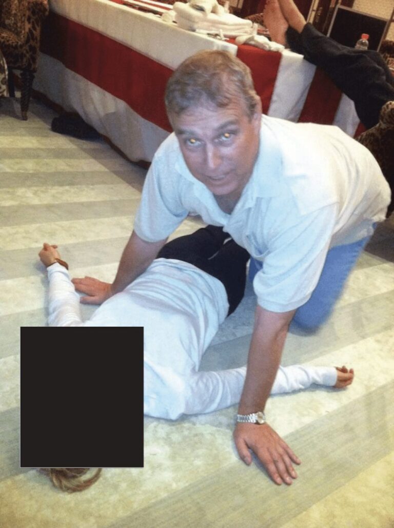 Prince Andrew ‘Kneels On All Fours’ Over Woman in New Epstein Photos