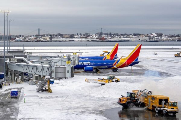 Thousands of US flights canceled as Northeast braces for blizzard