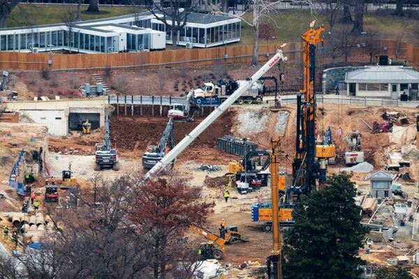 Trump unveils new rendering of sprawling White House ballroom project