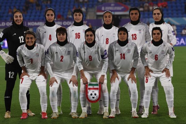Iranian women's soccer team refuse to sing national anthem in silent protest at Asian Cup