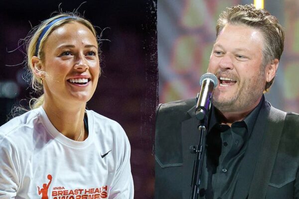 Fever's Sophie Cunningham has priceless reaction to Blake Shelton showing up to practice