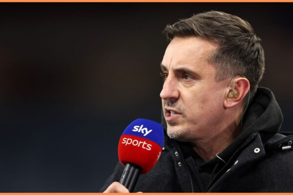 ‘He’s struggling in the games’ – Neville singles out Arsenal star for constant poor performances