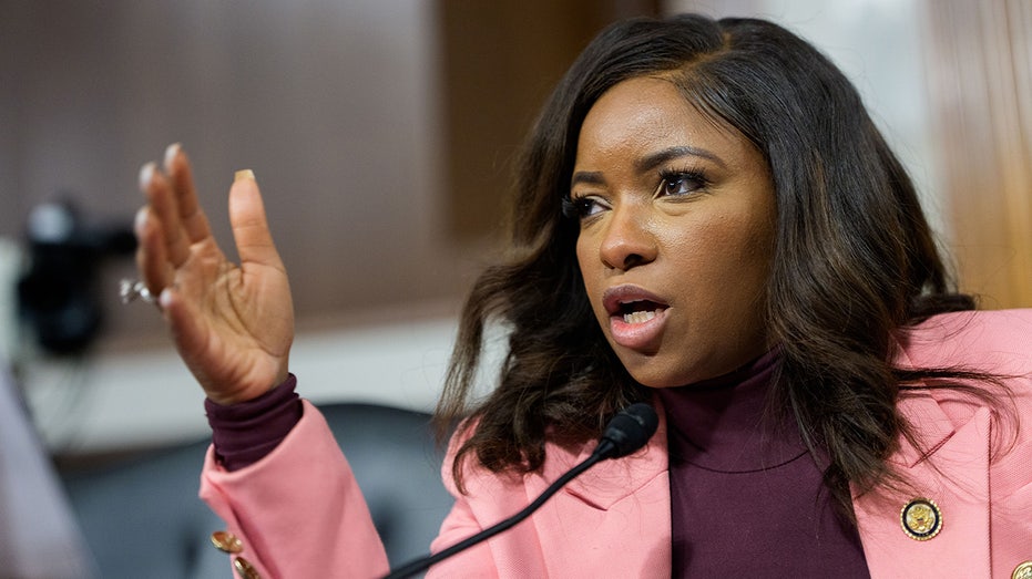 Jasmine Crockett's social media posts about WHCD shooting show different tones