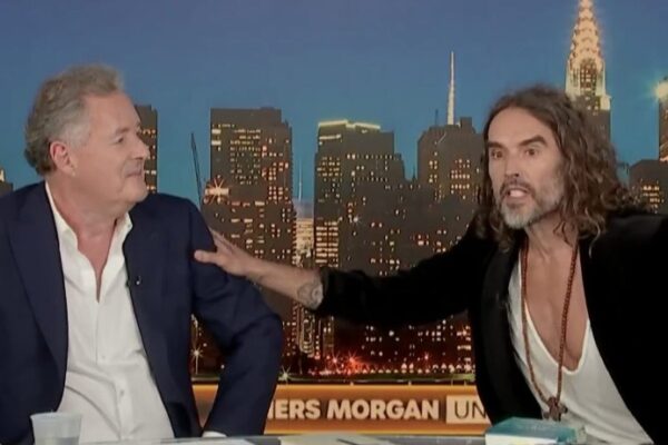 Piers Morgan Says Russell Brand Was 'Inappropriately Tactile' in Interview