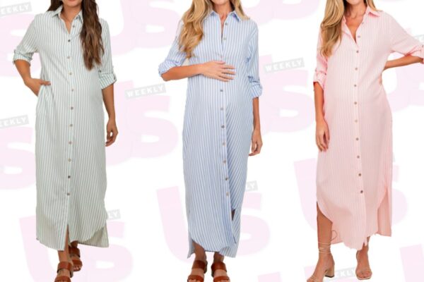 All the Hamptons Rich Moms Are Wearing This Striped Maxi Dress