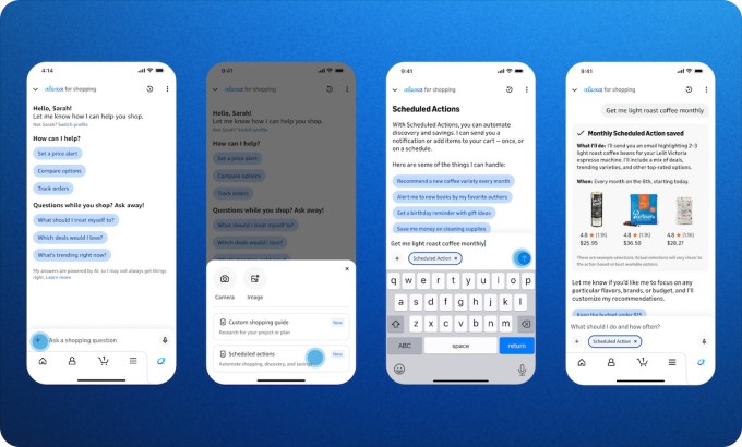 Amazon launches an AI shopping assistant for the search bar, powered by Alexa+ 
