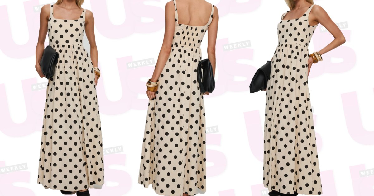 Everything About This Polka Dot Dress Screams ‘Parisian Cool Girl’