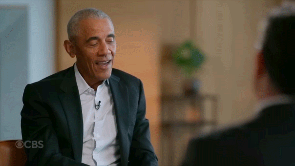 Obama laughs as he hints Colbert could perform better than Trump as president, says 'bar has changed'